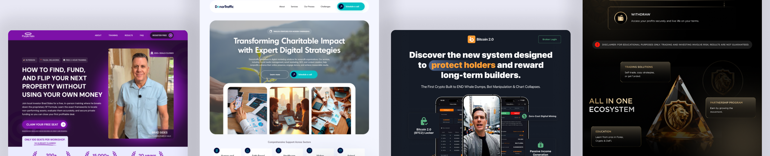 Homepage, Landing and Funnel Figma Design
